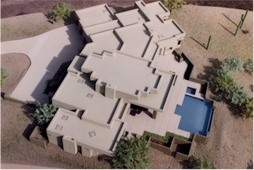 Raudzens Residence, Desert Mountain, Scottsdale Model by Upscale Architectural Models, Inc.