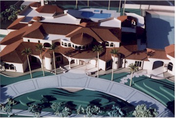 Dan Majerle Residence Model by Upscale Architectural Models, Inc.