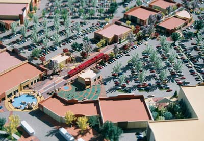 Santee Trolley Square Presentation Model by Upscale Architectural Models, Inc.