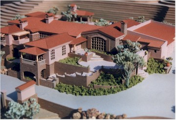 Kraemer Res, Lot 80, Paradise Valley, AZ; Model by Upscale Architectural Models, Inc.